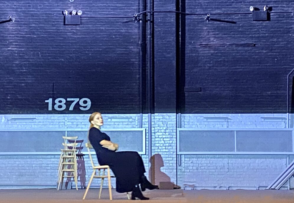 Jessica Chastain in A Doll's House pre-show